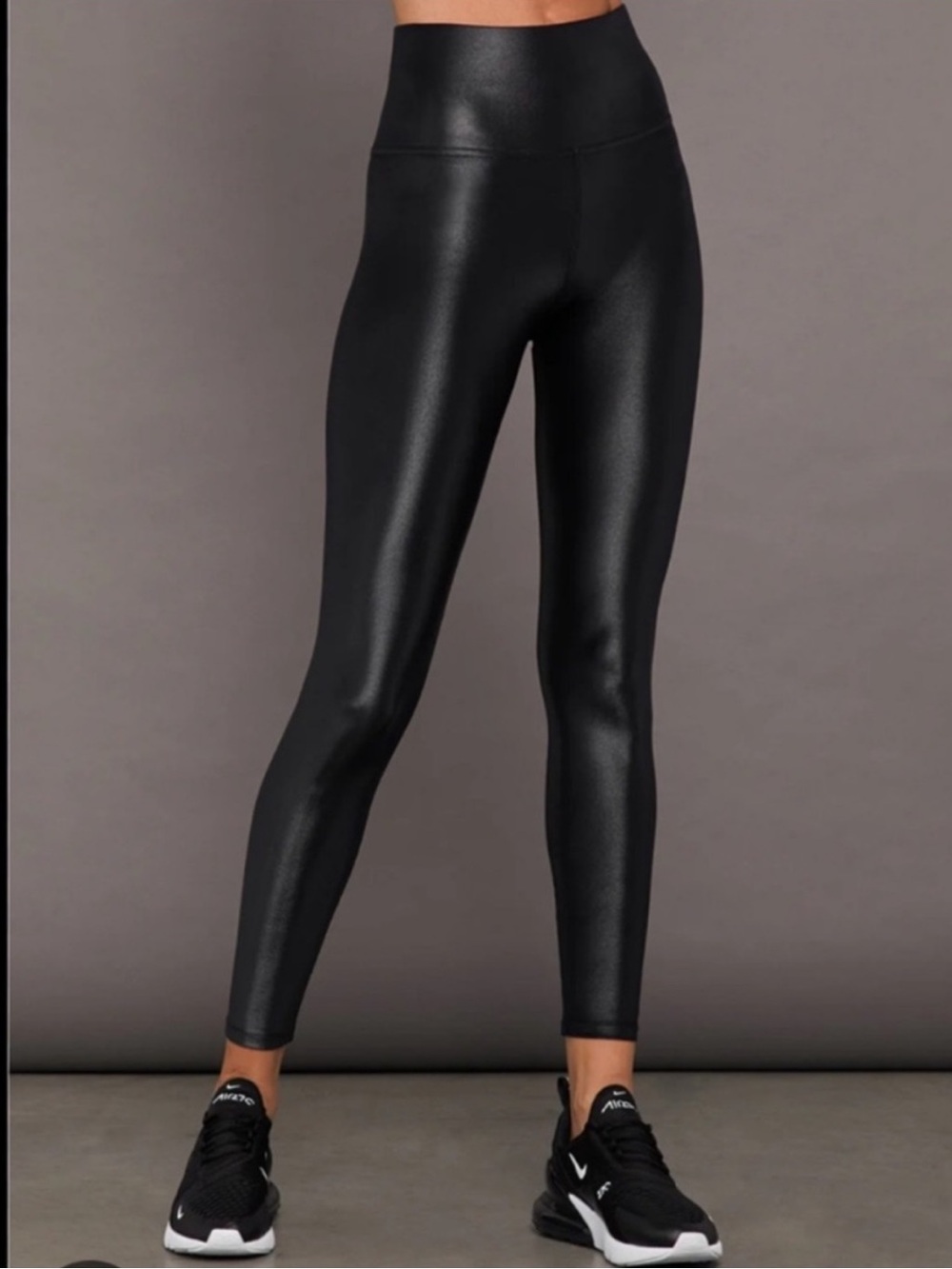 CARBON38 Takara Shine Black High Rise Full Length Leggings NWT Size L